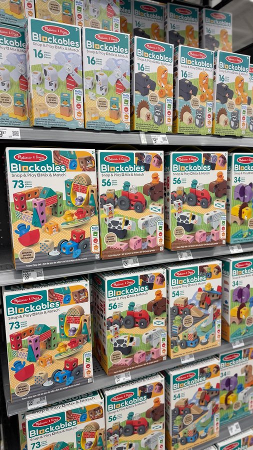 Instagram post by an influencer for Melissa & Doug. Caption reads: 🚨 Calling all parents! @melissaanddougtoys’s....
