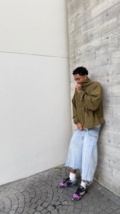 Instagram post by @dominic5haw for ThreadBeast. Caption reads: Winter styling in Miami! @threadbeast.