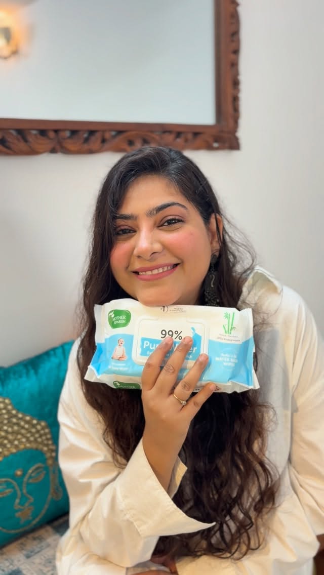 Instagram post by @rajshrirani for Mother Sparsh. Caption reads: From the car to home, and everywhere in between 🚗....