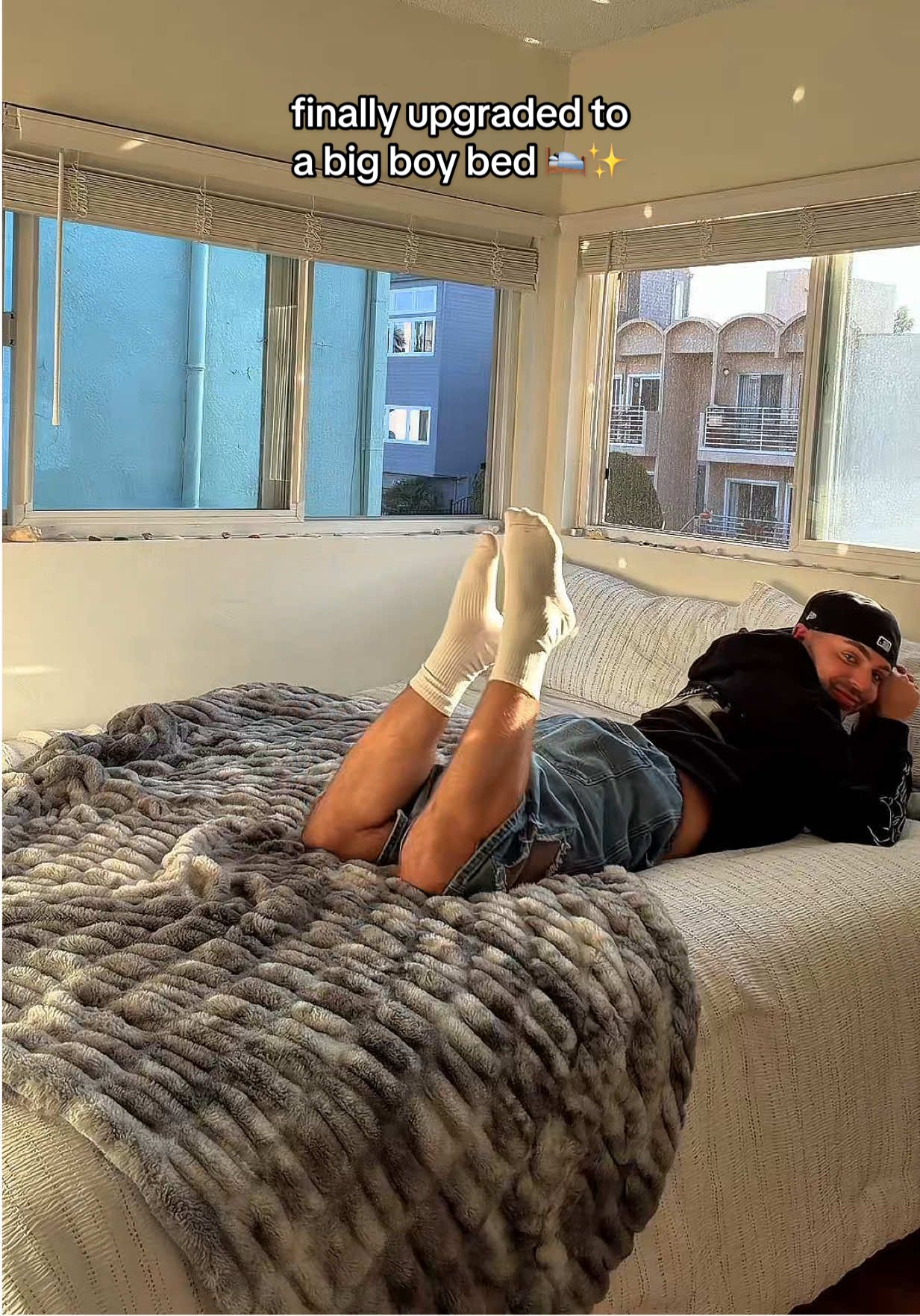 TikTok post by @ttylerwells for Lull. Caption reads: [...] a space that actually feels like mine. @Lull....