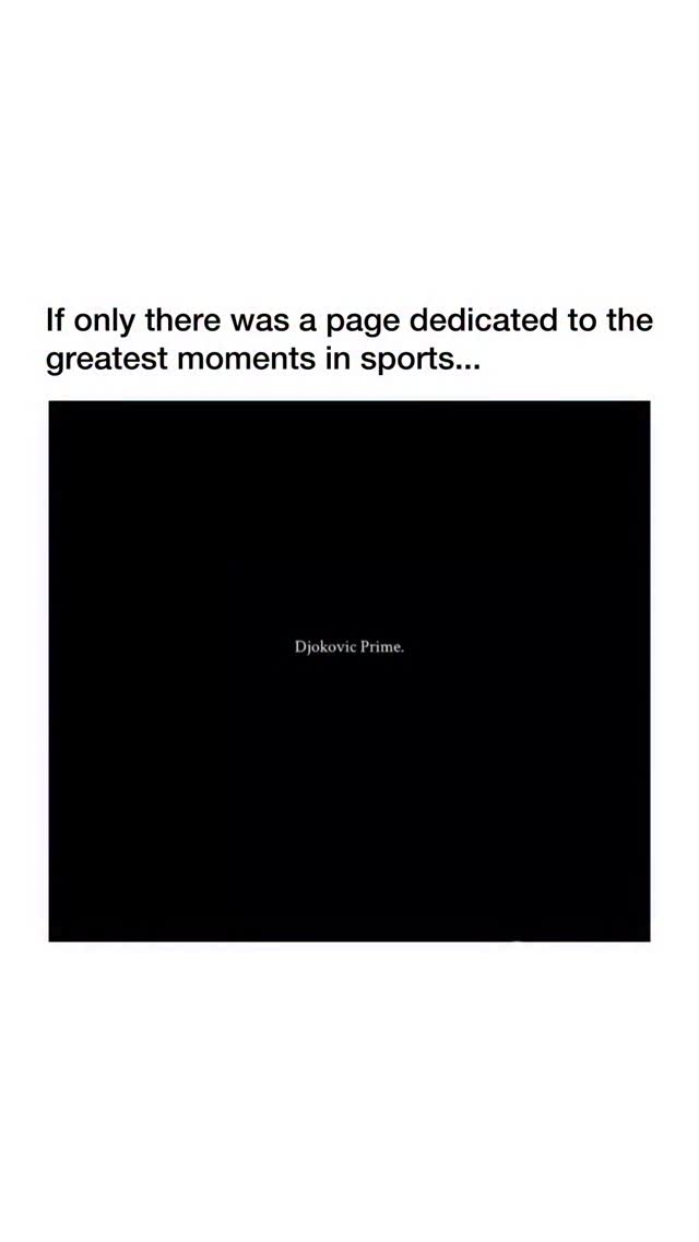 Instagram post by @greatest.moments.in.sports for Australian Open. Caption reads: The greatest point in tennis

Credits:....