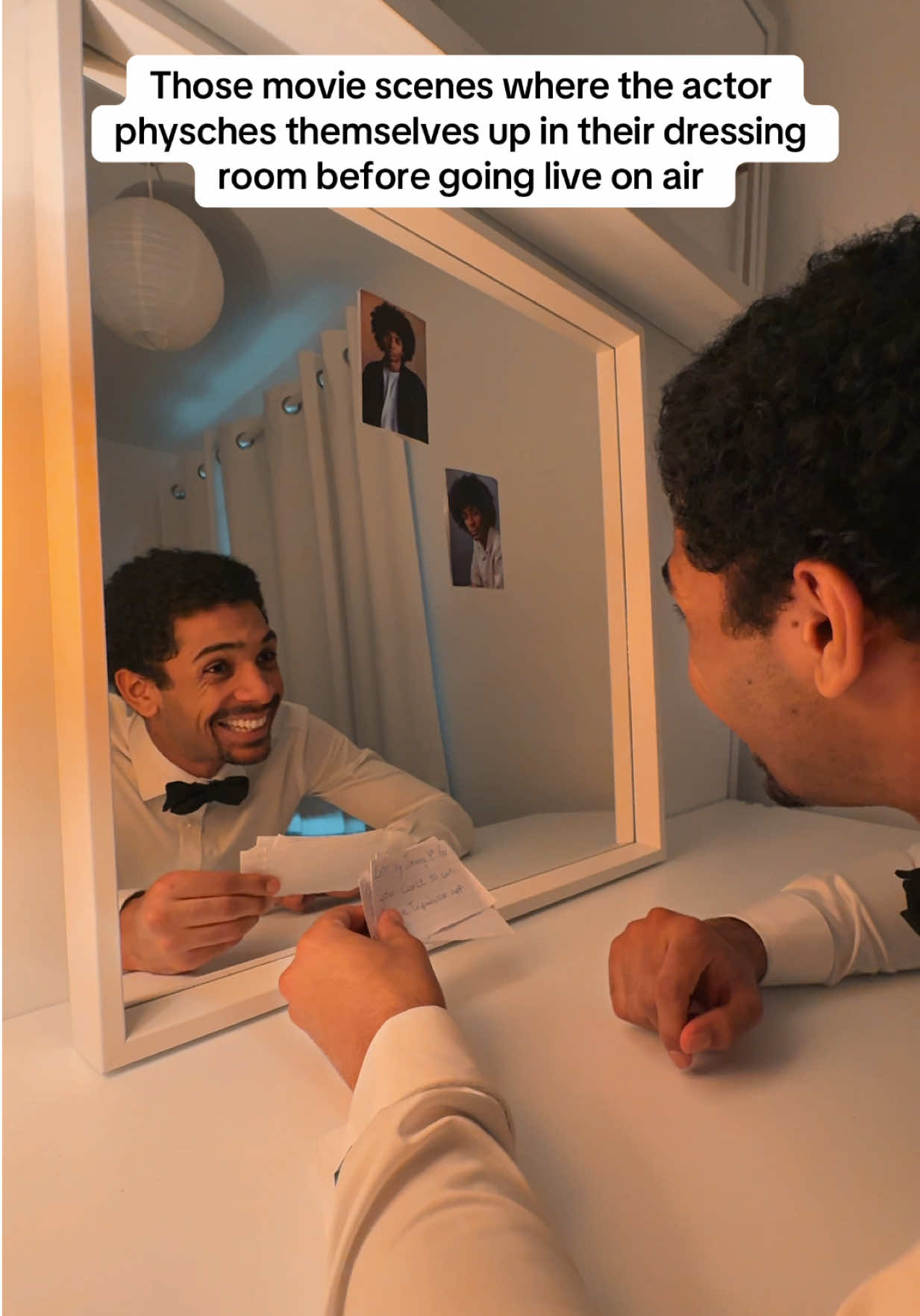 TikTok post by @theoshakes for Tripadvisor. Caption reads: [...] always the mirror talk 😂 Breaking:....