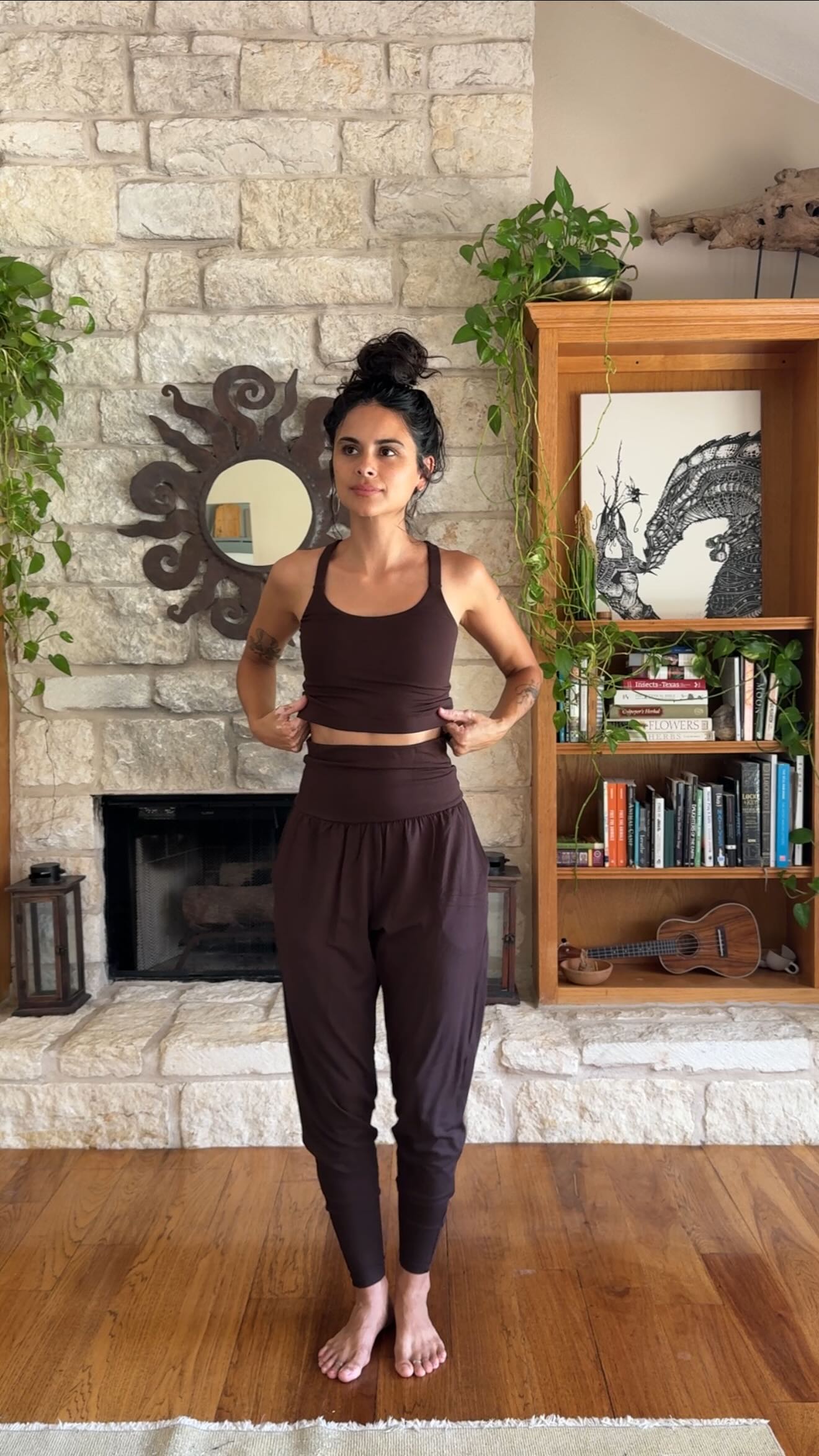 Instagram post by @sophiaesperanza for thredUP. Caption reads: Save & share with other natural clothing lovers.....