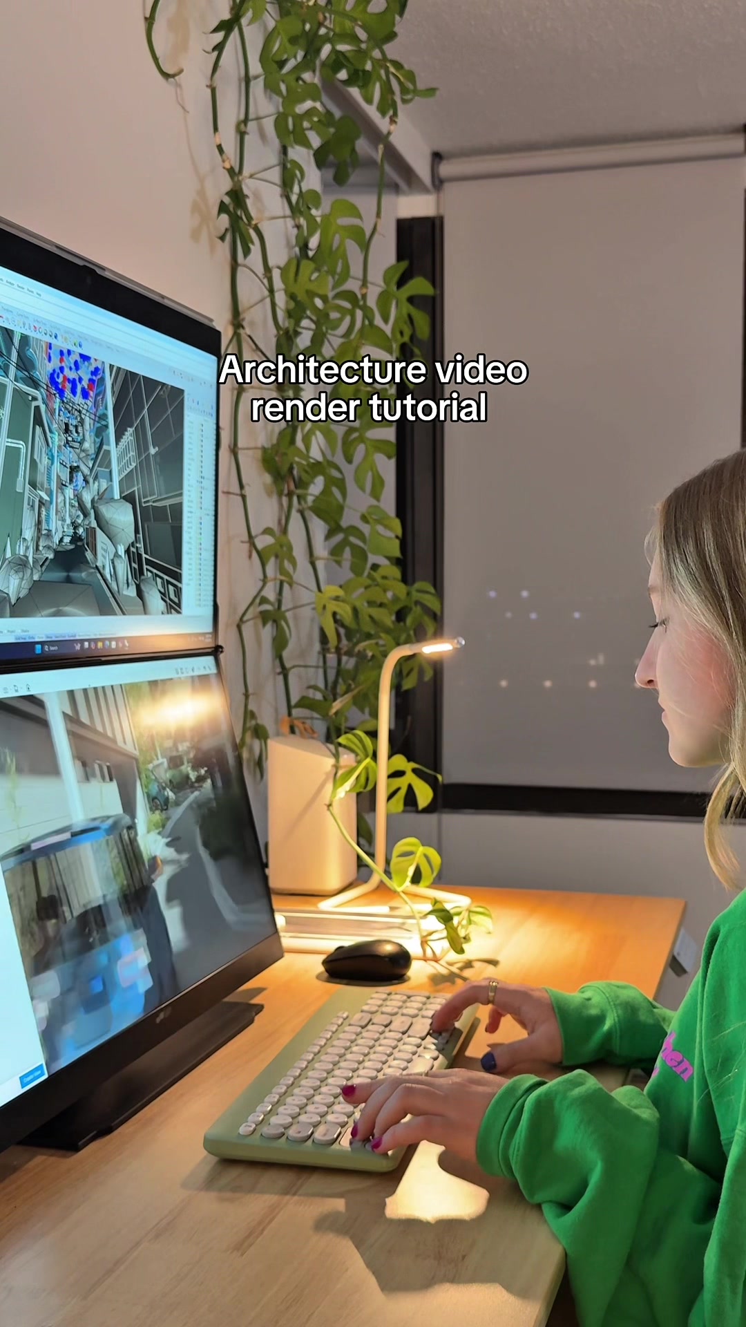 TikTok post by @abbyhappel for Intel. Caption reads: This is seriously the most insane setup for....