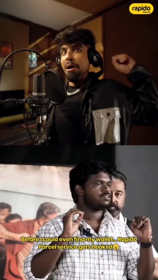 Instagram post by @thecomedivilla for Rapido. Caption reads: And I still searching for it 🤧

Use code SAVE100....