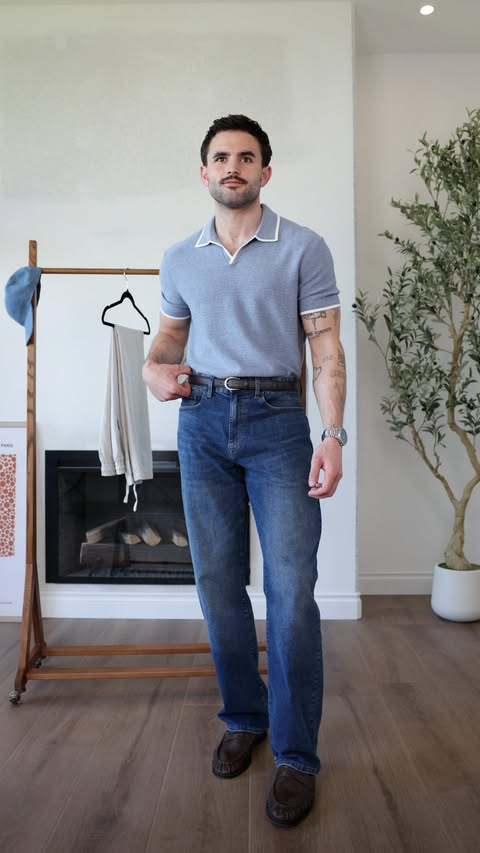 Instagram post by @braylonhanson_ for Nautica. Caption reads: [...] color palette styled three ways with....