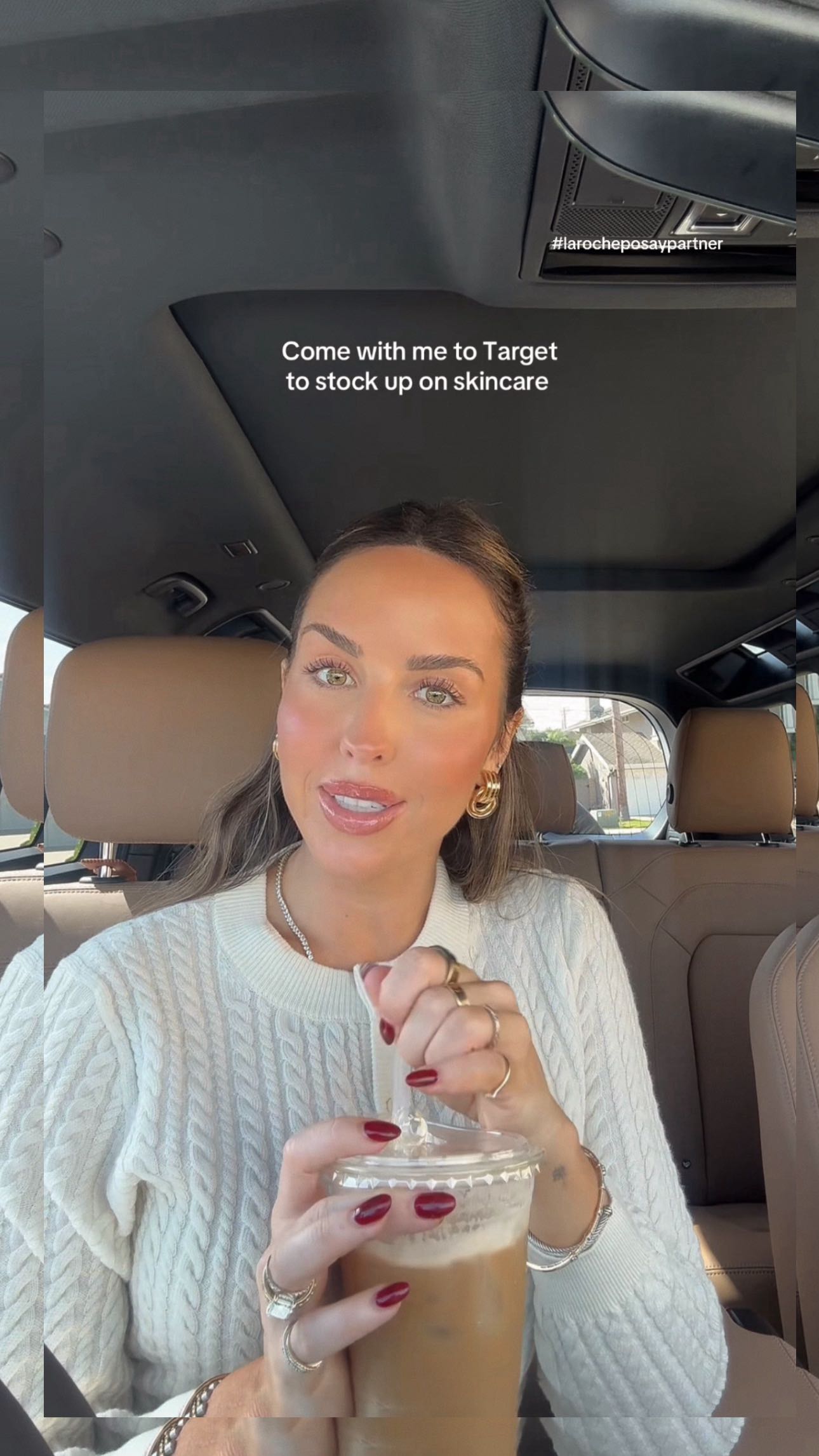 Instagram post by @kerrydenevan for LaRochePosayUS. Caption reads: #LaRochePosayPartner Back to my tried and true....