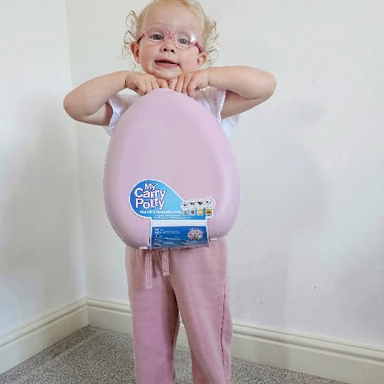 Instagram post by @life_as_mrsg for My Carry Potty. Caption reads: [...] 🙈... 

Not if you have a @mycarrypotty with....