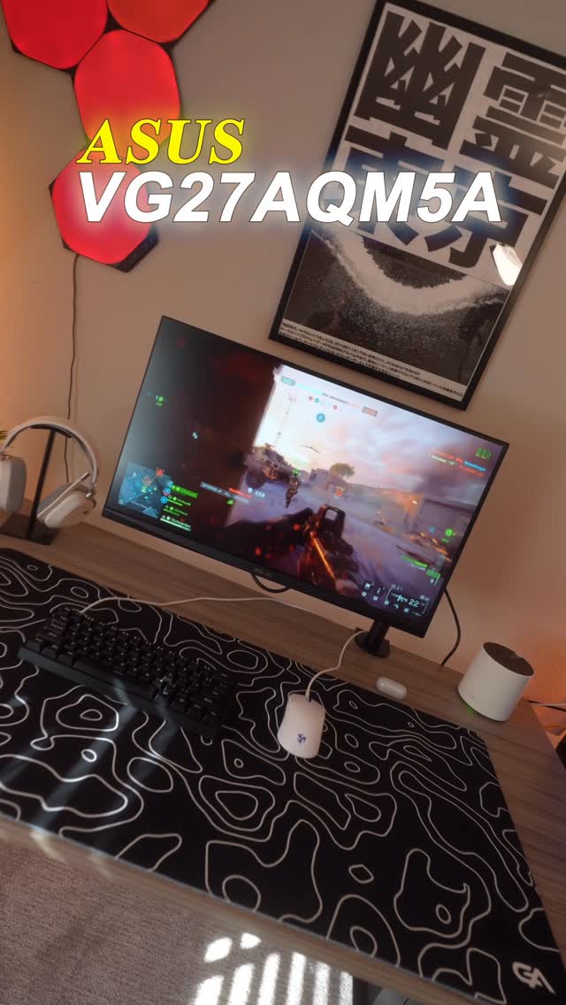 Instagram post by @gutzyaiden for ASUS. Caption reads: This might your next gaming monitor 

if you wanna....