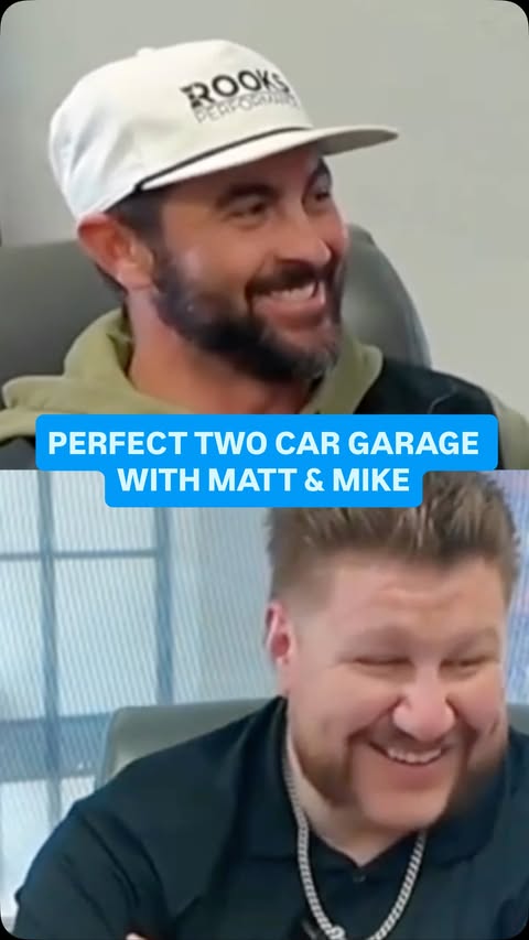 Instagram post by @mattrandall405 for This is Oklahoma. Caption reads: Perfect Two Car Garage @metrofordofokc On this....