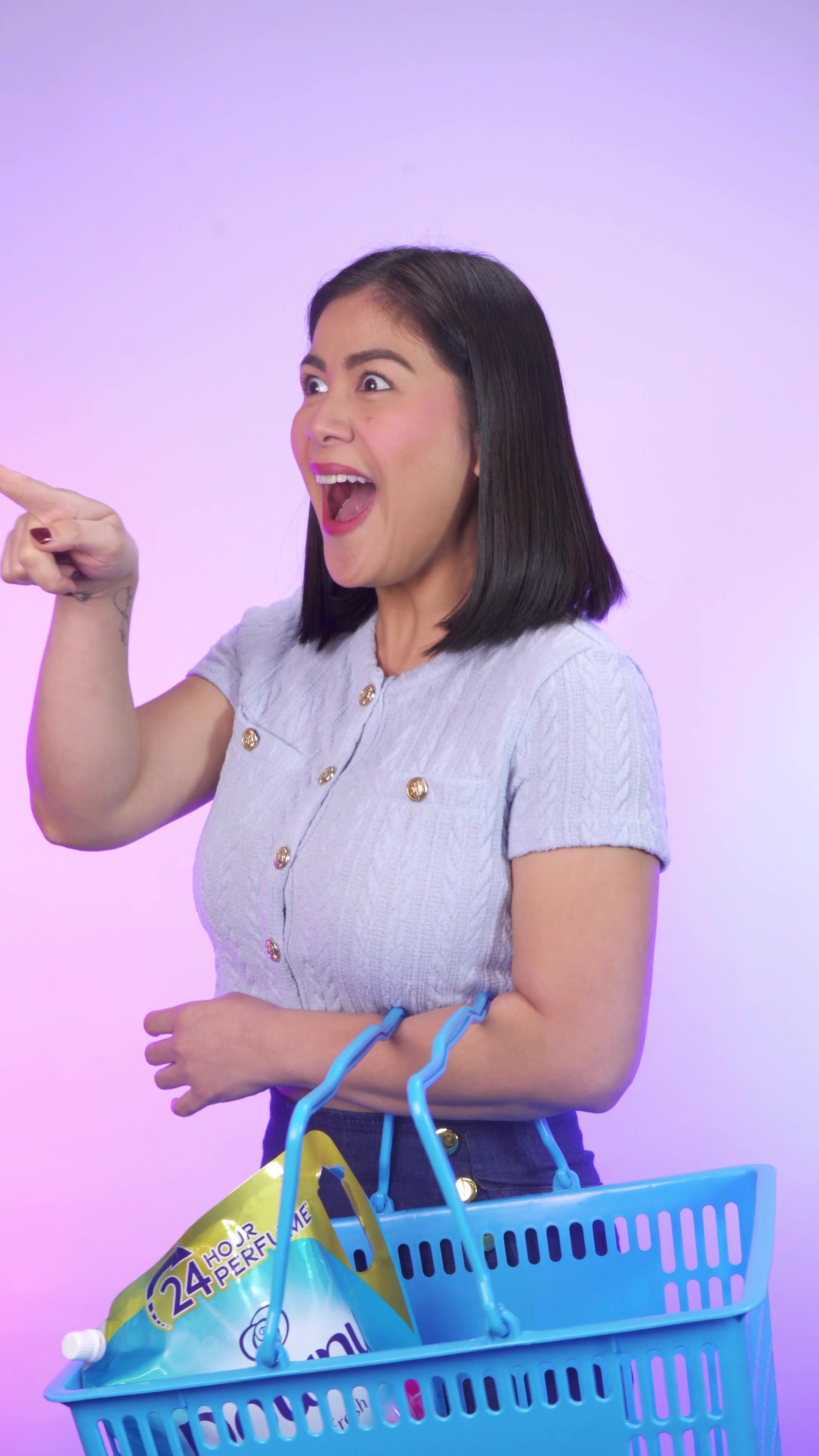 TikTok post by @valerie_concepcion for downy. Caption reads: Come hang out with me and shop your favorite P&G....