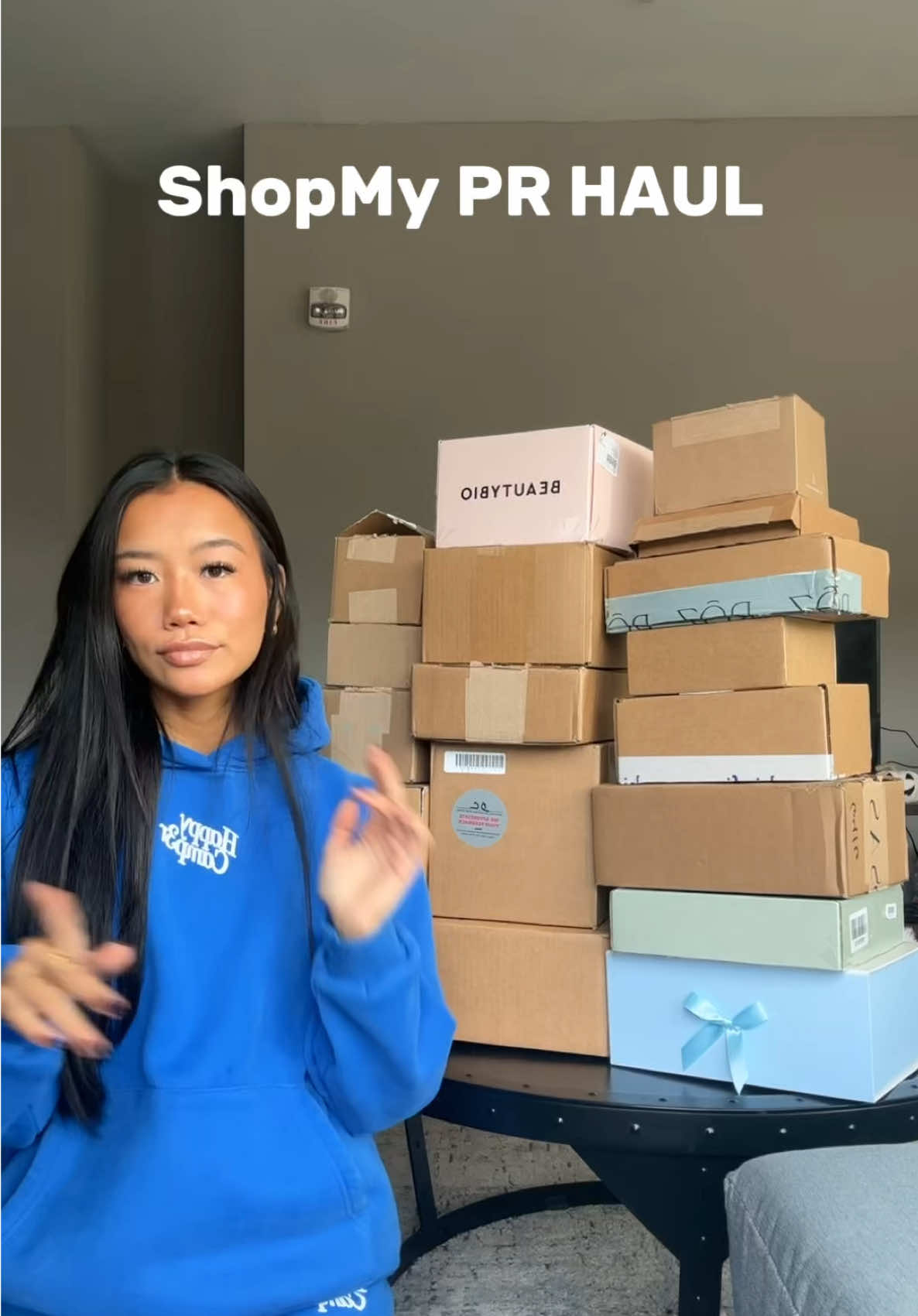 TikTok post by @lilymaurer for BeautyBio. Caption reads: [...] @esasnyc @Versed Skin @dedcool @beautybio....