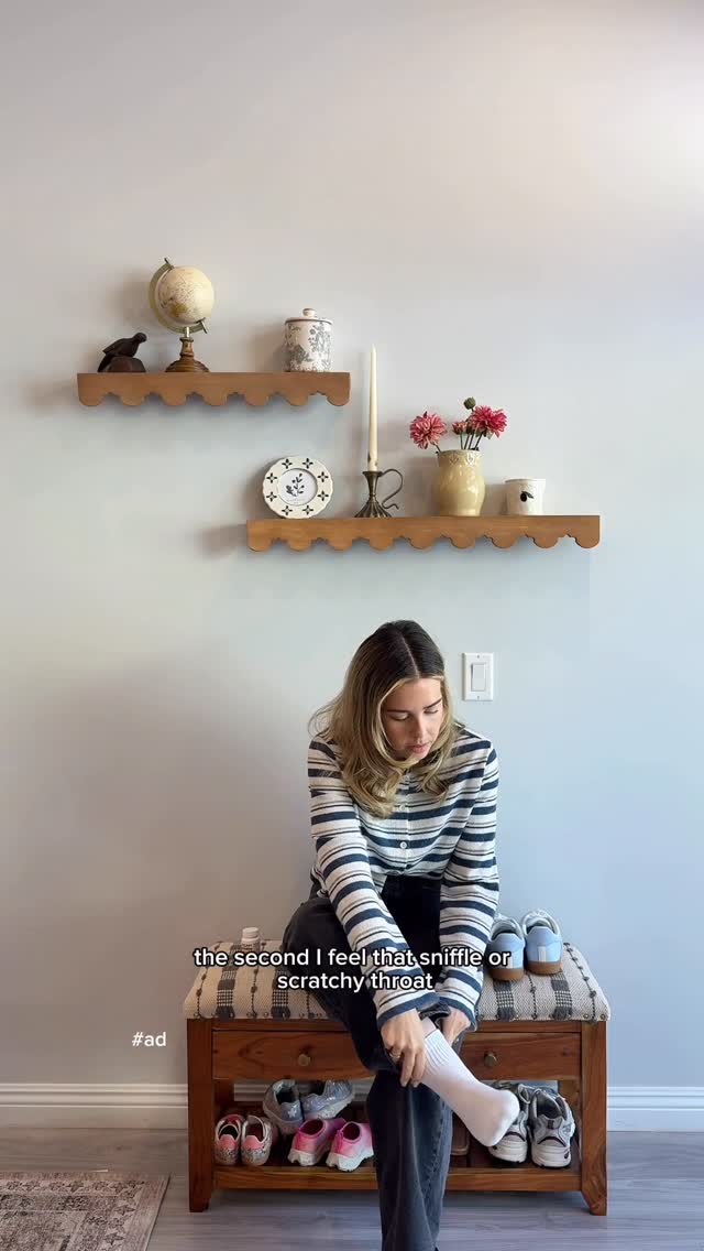 Instagram post by @itsmesaramartinez for Zicam. Caption reads: This time of year, I’m juggling about 27 things at....