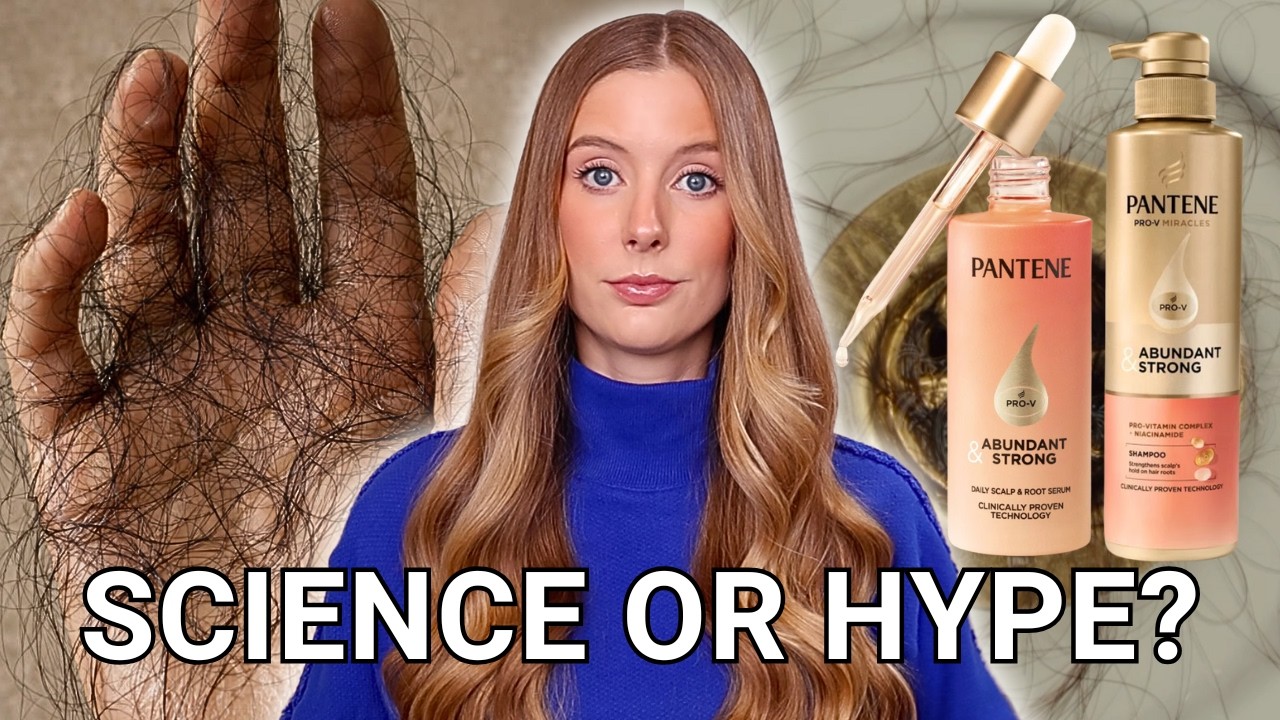 YouTube post by @AbbeyYung for Pantene. Caption reads: No One Thought Pantene Could Do This - Here's What....