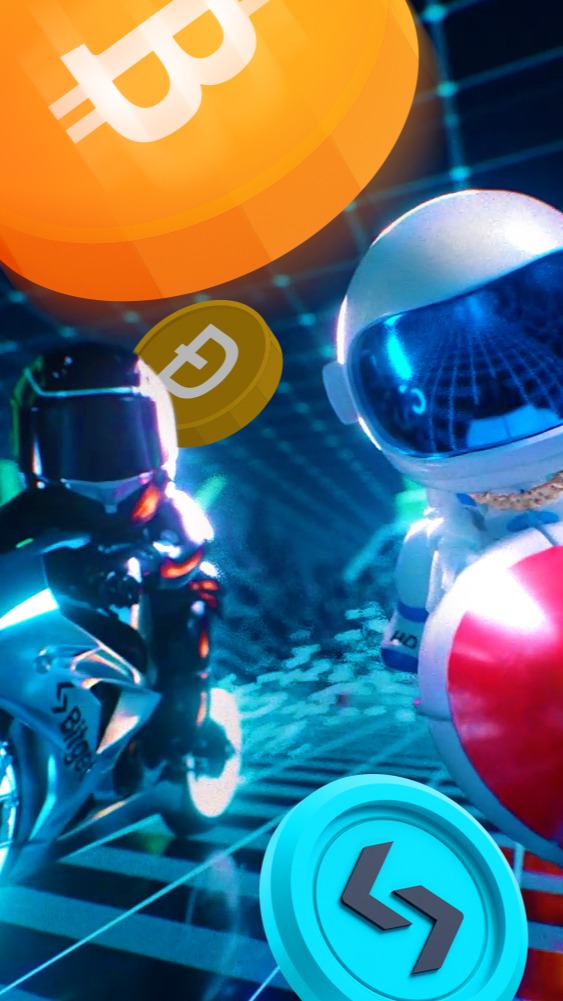 Instagram post by @thecryptobubble for Bitget. Caption reads: [...] 𝑡𝑜 𝑡ℎ𝑒 𝑠ℎ𝑜𝑤! 🎶 To celebrate....