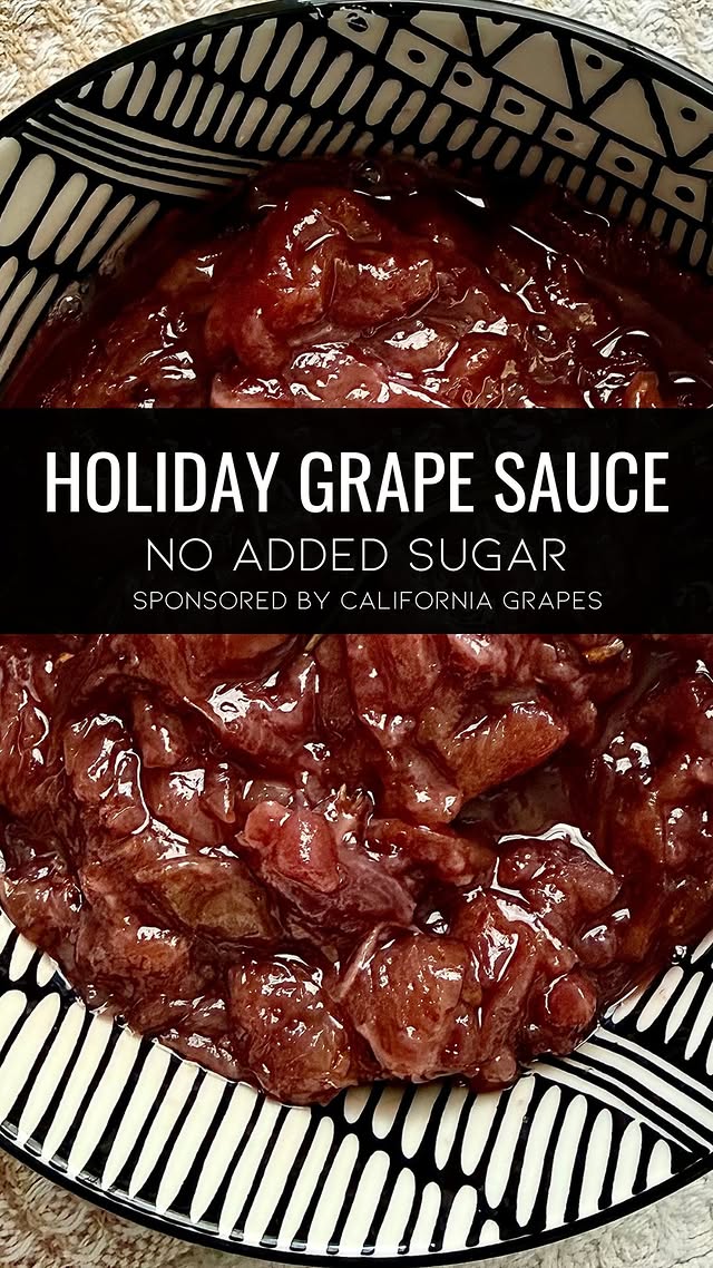 Instagram post by @milknhoneynutrition for Grapes from California. Caption reads: #ad If you’re looking for a better alternative to....