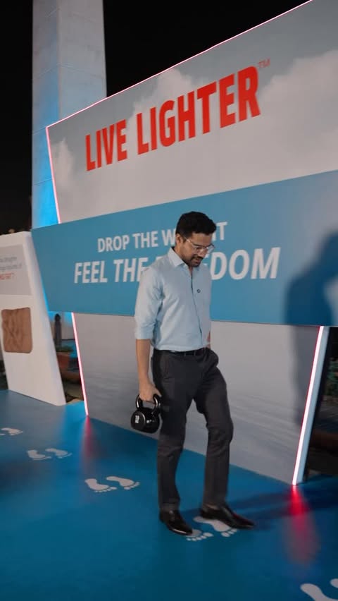 Instagram post by @therealaligulpir for Novo Nordisk. Caption reads: [...] the launch of Live Lighter by Novo Nordisk....
