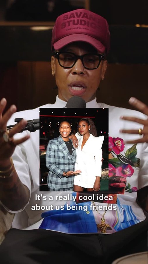 Instagram post by @charlotteowen for Bustle. Caption reads: @lenawaithe and @issarae together on my screen?....