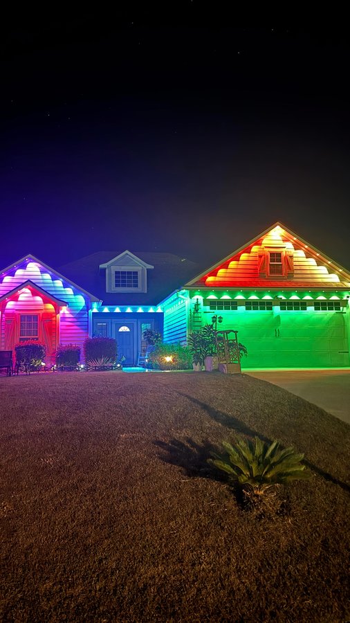 Instagram post by @mqsfreebies for Lepro. Caption reads: @lepro_us I decorated my home and backyard with....