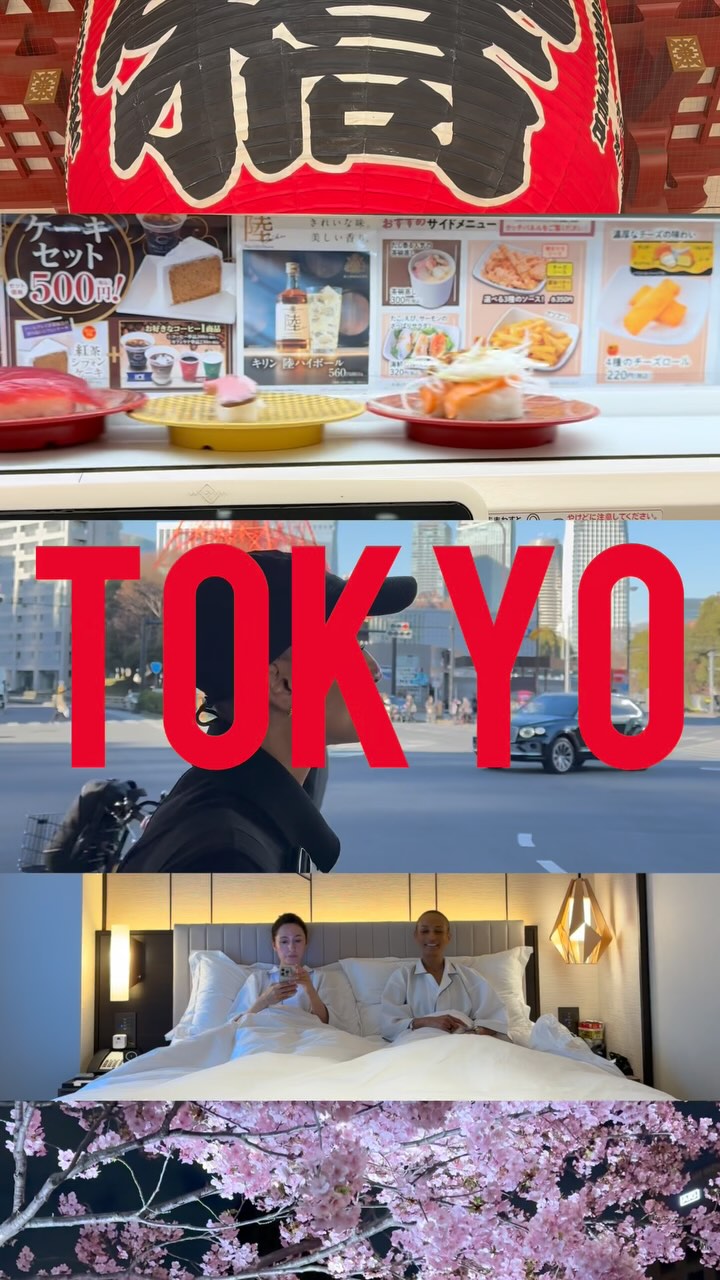 Instagram post by @adeleroberts for Tokyo Tokyo. Caption reads: GO GO TOKYO 🇯🇵 We can’t sum Tokyo up in a....