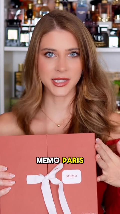 Instagram post by @eauderica for Memo Paris. Caption reads: HOLIDAY GIVEAWAY ALERT! 🚨 how to enter:
1. Follow....