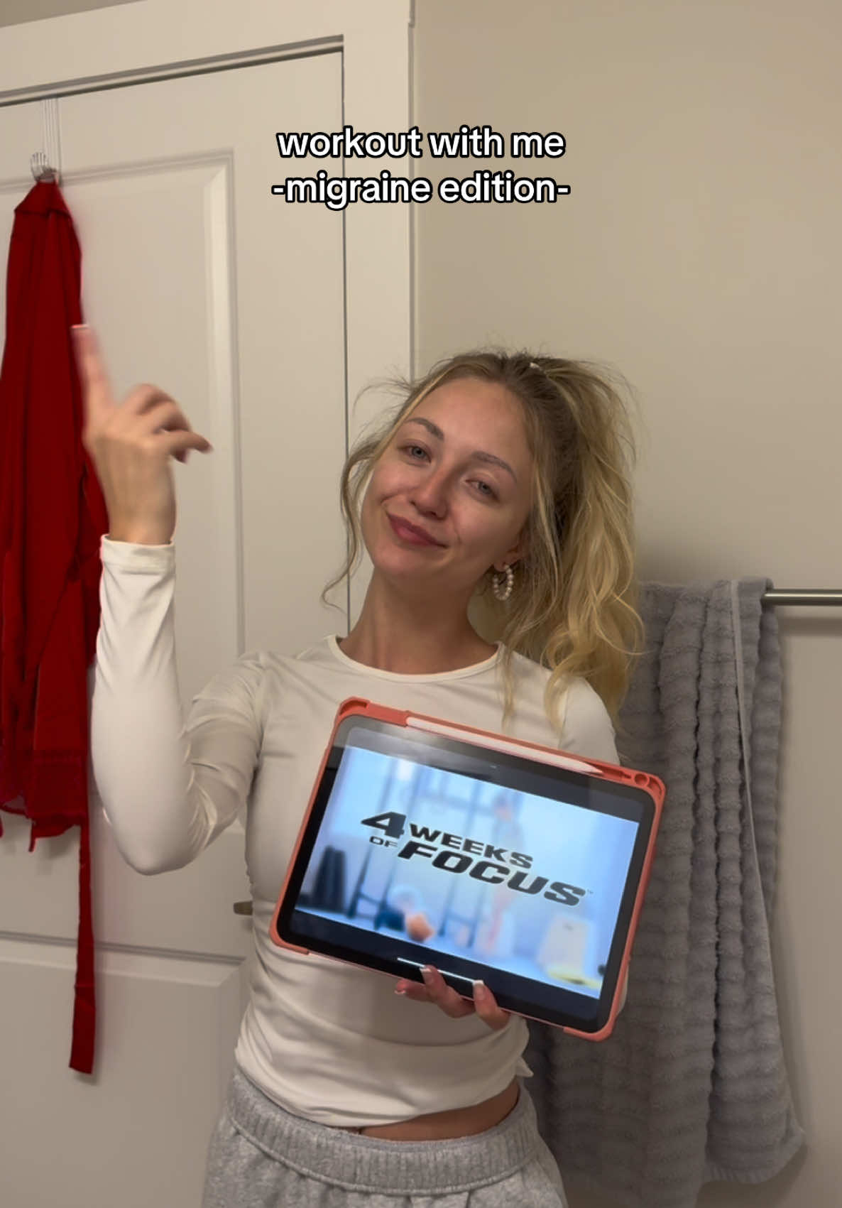 TikTok post by @jayden.goldman for BODi. Caption reads: [...] harder, today was one of those days! 🤕....