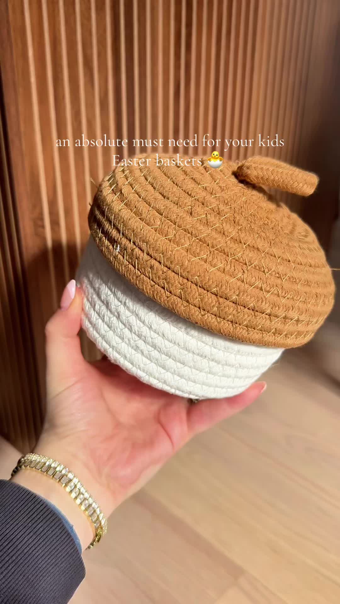 TikTok post by @nic_51122 for JoyCat. Caption reads: [...] perfect addition to an Easter basket 🐰....