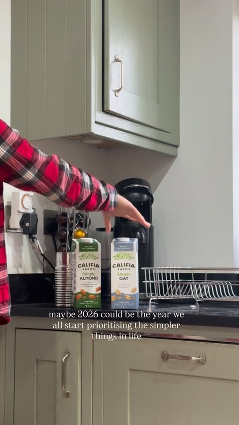 Instagram post by @happyhealthyhols for Califia Farms. Caption reads: [...] i might even have to share 🐶....