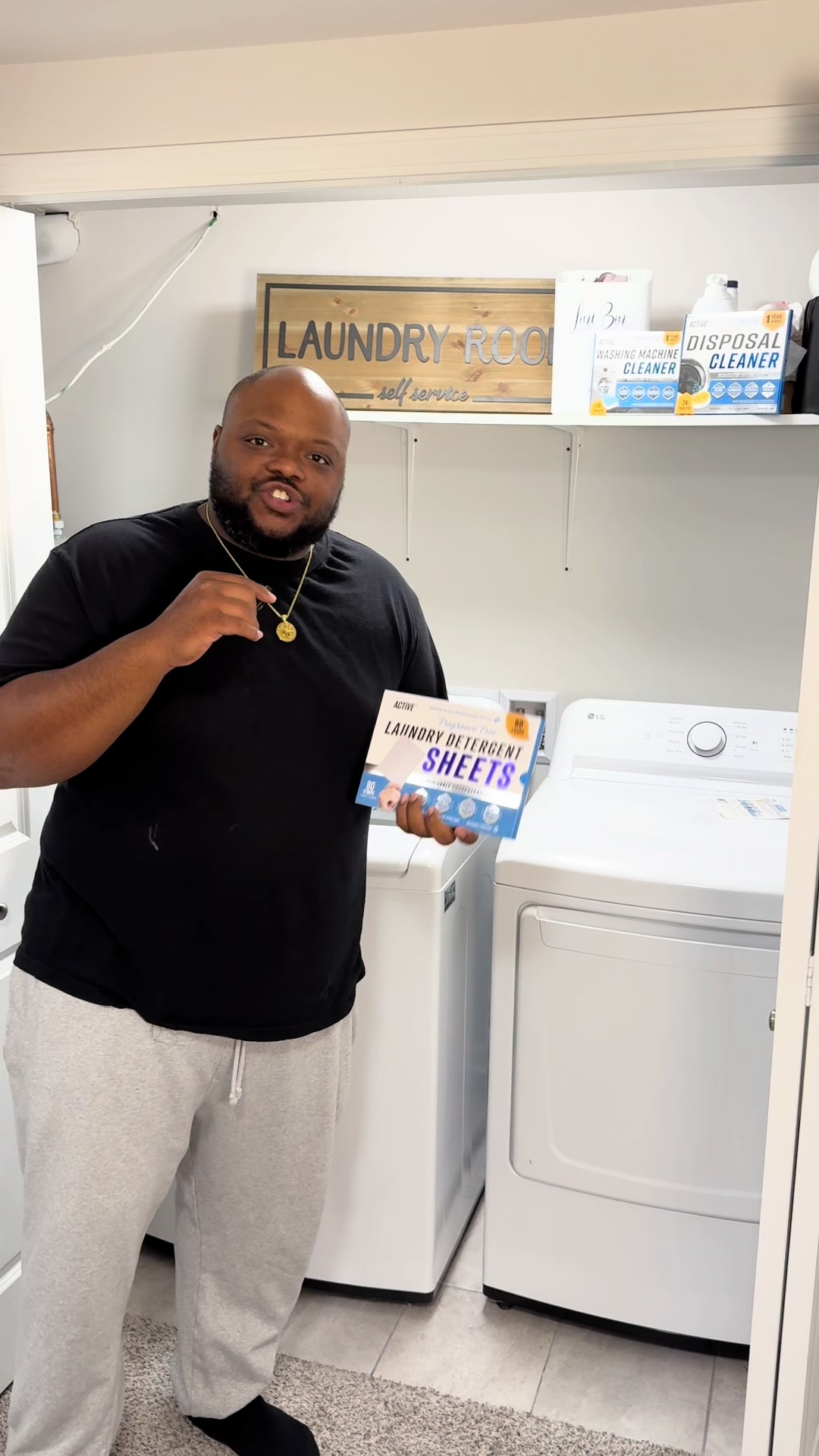 TikTok post by @7am.thepoet for ACTIVE. Caption reads: @USEACTIVE has changed the laundry game with [...].