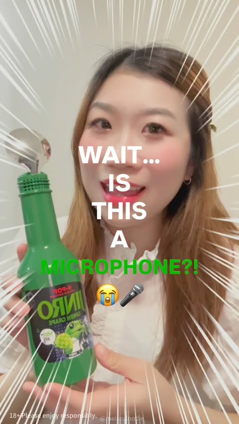 Instagram post by @melon.foodie for Jinro. Caption reads: ✨I thought JINRO sent me a giant bottle of soju…....