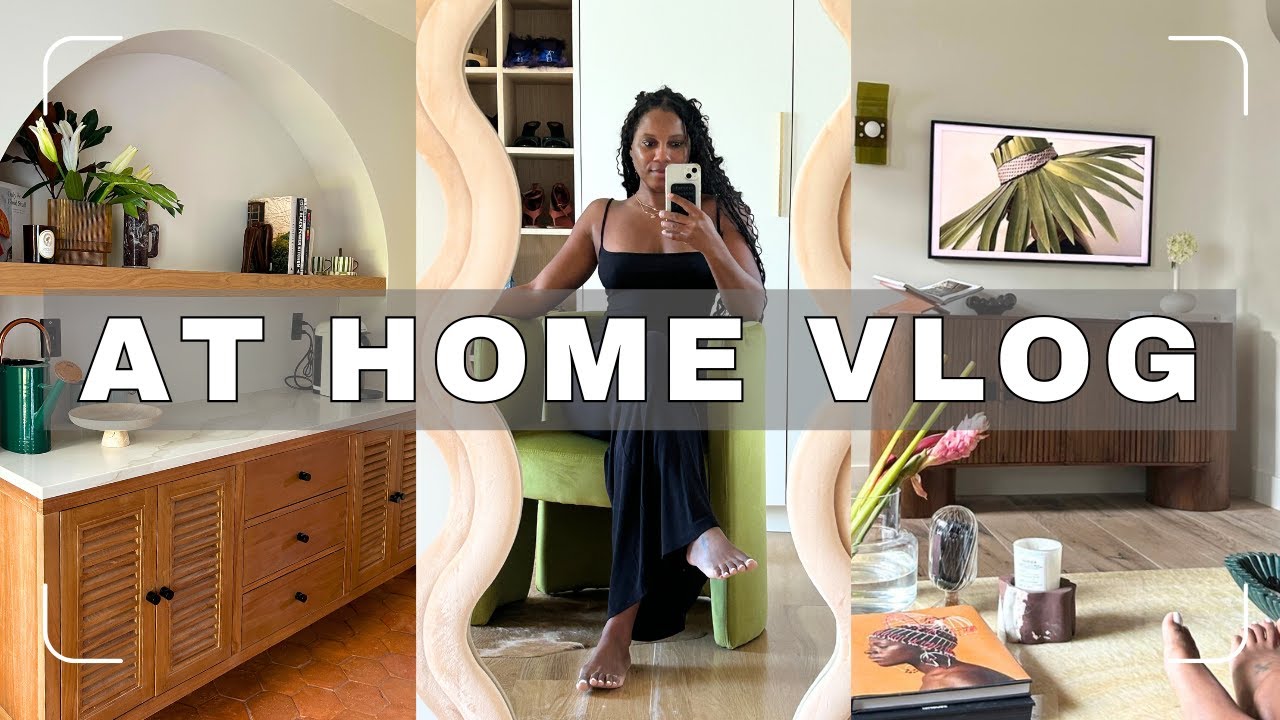 YouTube post by @FashionSteeleNYC for Poshmark. Caption reads: making my new house a home vlog ❤︎ monroe steele.