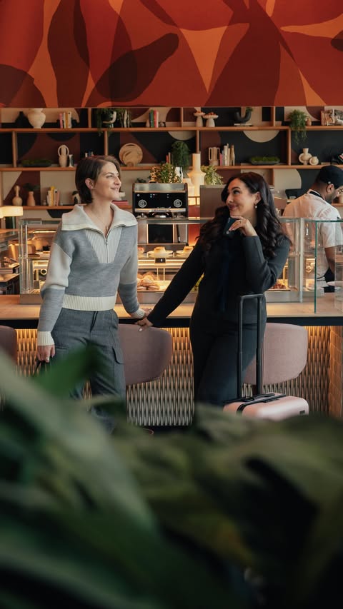 Instagram post by @ladyandthegentlewoman for Capital One. Caption reads: Our new favorite spot in New York?....