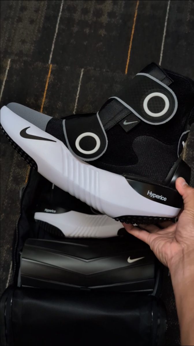 Instagram post by @benjohnson763 for Hyperice. Caption reads: Post Marathon Recovery | Hyperboots

@hyperice x....