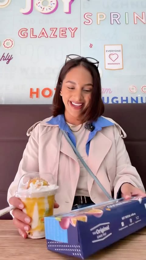 Instagram post by @anarzadeomar for Krispy Kreme Doughnuts. Caption reads: The collab we needed 😍 these Lancewood x Krispy....