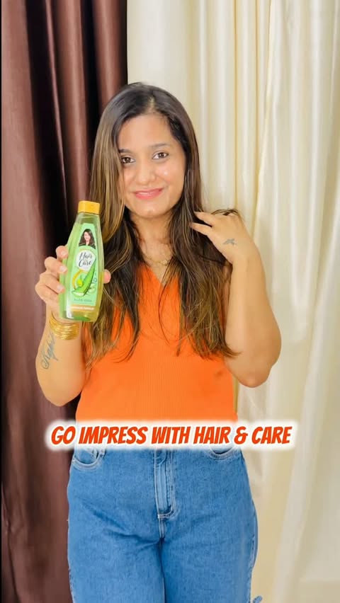 Instagram post by @ruhiramani_ for Hair & Care. Caption reads: [...] #H&C_JAS26 #Silkysmoothhair Hair & Care....