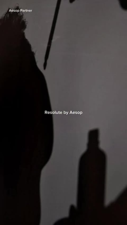 Instagram post by @markdeleonn for Aesop. Caption reads: #AesopPartner Resolute Facial Concentrate by [...].