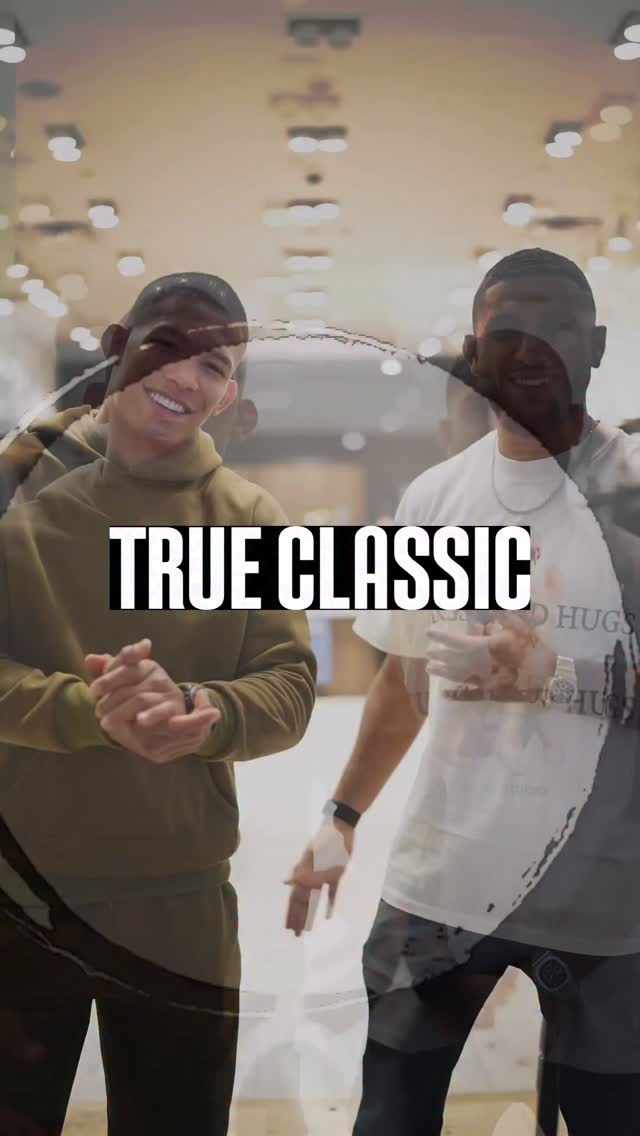 Instagram post by @ryanbartlett for True Classic. Caption reads: UFC 321 is here and thanks to @trueclassic Team....