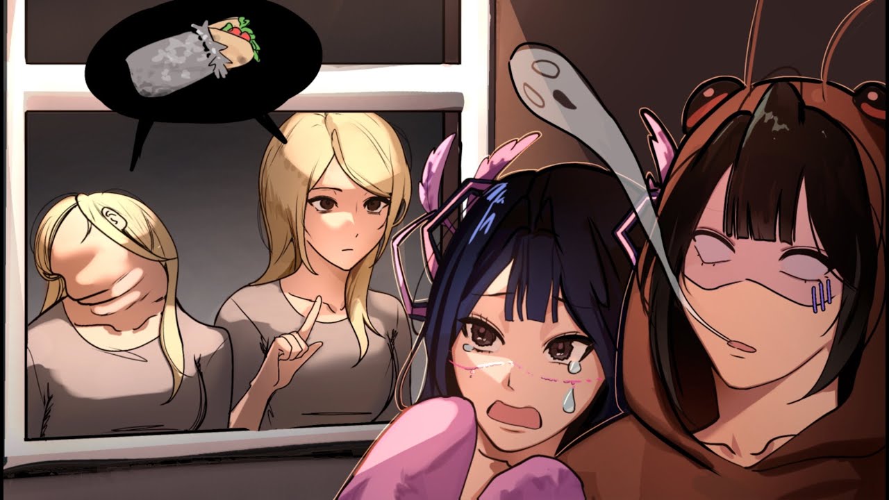 YouTube post by @janiphoria for TokyoTreat. Caption reads: We Survived Roblox Scary Shawarma Kiosk: the....