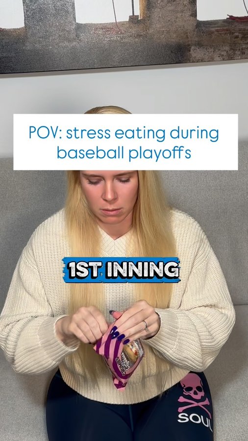 Instagram post by @baker_raiderette for Original Crumbs. Caption reads: EVERYONE LOVES A CHUBBIE! I partnered with....