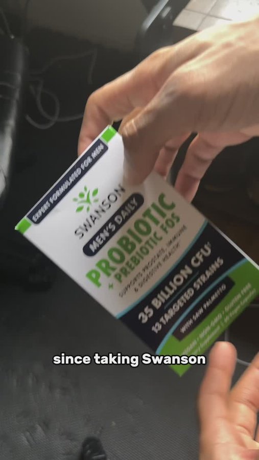 Instagram post by @davhoops for Swanson Health. Caption reads: 30 days, one simple change, and I’m feeling better....