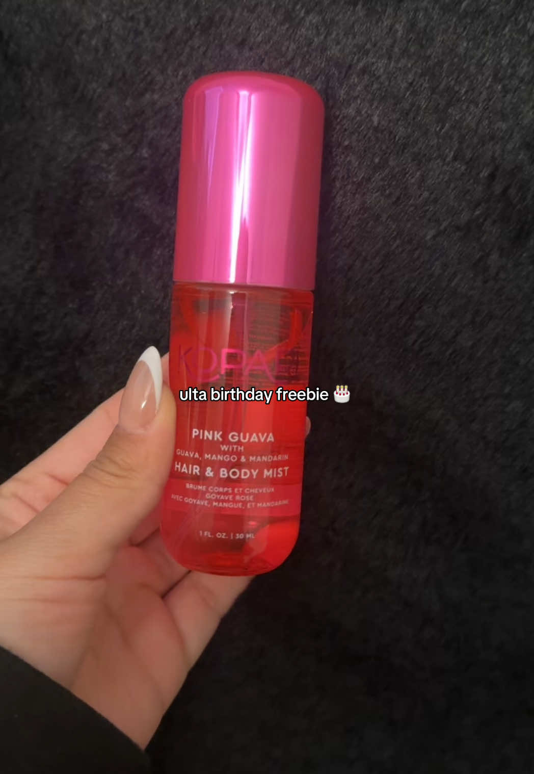 TikTok post by @felitsaa for Kopari Beauty. Caption reads: it smells sooo good 💞@Kopari Beauty @Ulta Beauty....