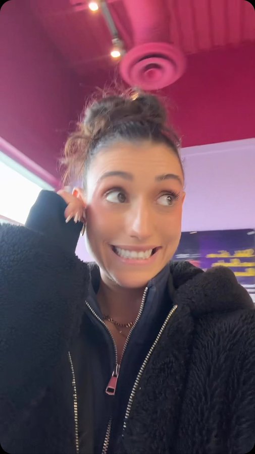 Instagram post by @kiss1023wpg for Booster Juice. Caption reads: Booster Juice NEVER seems to disappoint 🤤🤤 If....