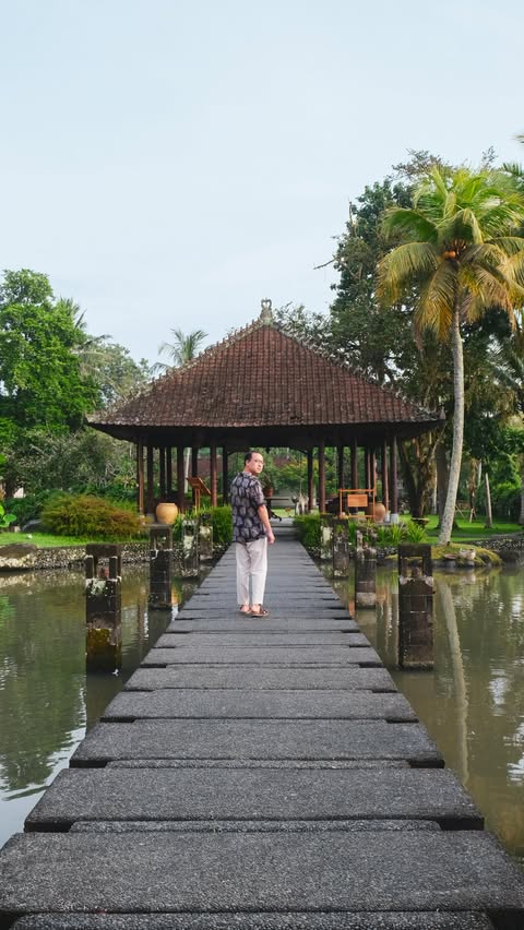 Instagram post by @nature._.videos for DJI. Caption reads: [...] explore with me to Bali with my brand new....