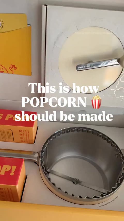 Instagram post by @ourforevertnfarmhouse for Popsmith. Caption reads: [...] cravings. A popcorn maker by @ilovepopsmith!....