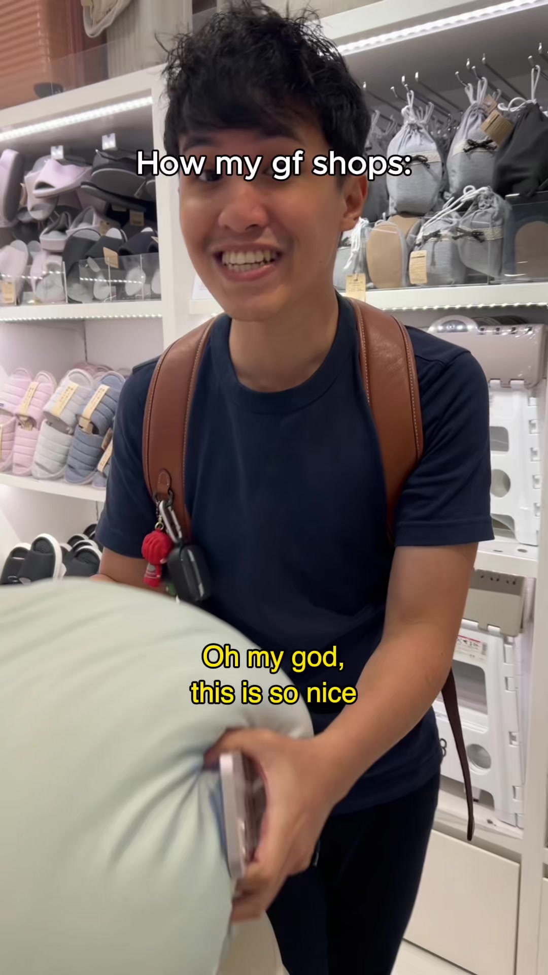 TikTok post by @faris.samri for Lazada Singapore. Caption reads: If you’re just like her, you can enjoy @Lazada....
