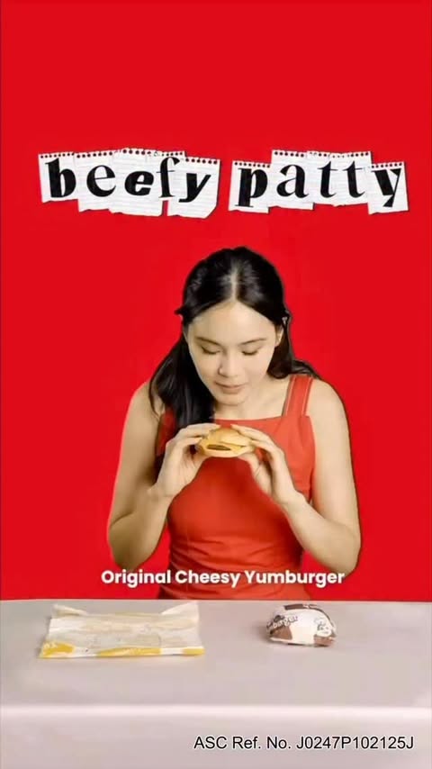 Instagram post by @_jazreyes for Jollibee. Caption reads: [...] Special adds a twist... pero same great....