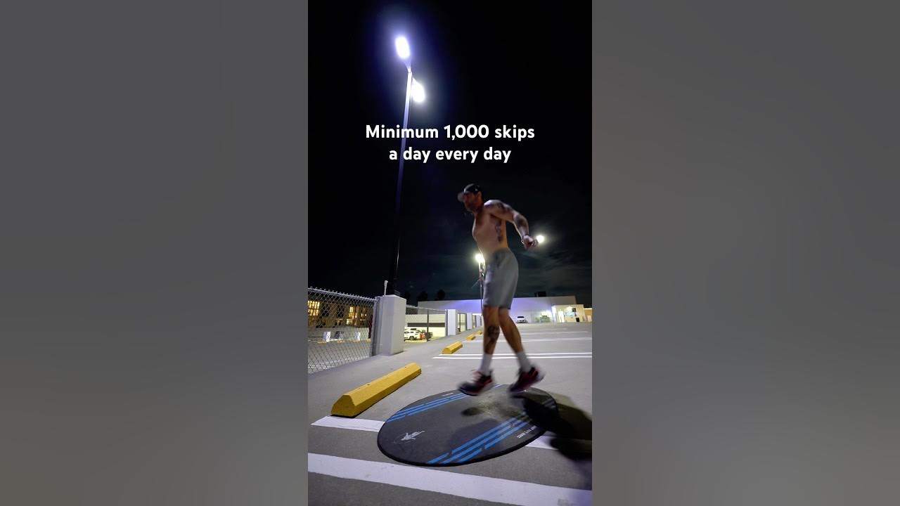 YouTube post by @JumpRopeDudes for Crossrope. Caption reads: crossrope.com/jrd.