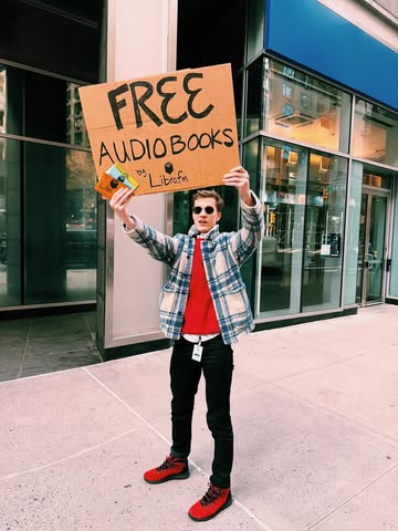 Instagram post by @christophermetts for Libro.fm. Caption reads: 🎧 @librofm is the best. They intrusted me with....