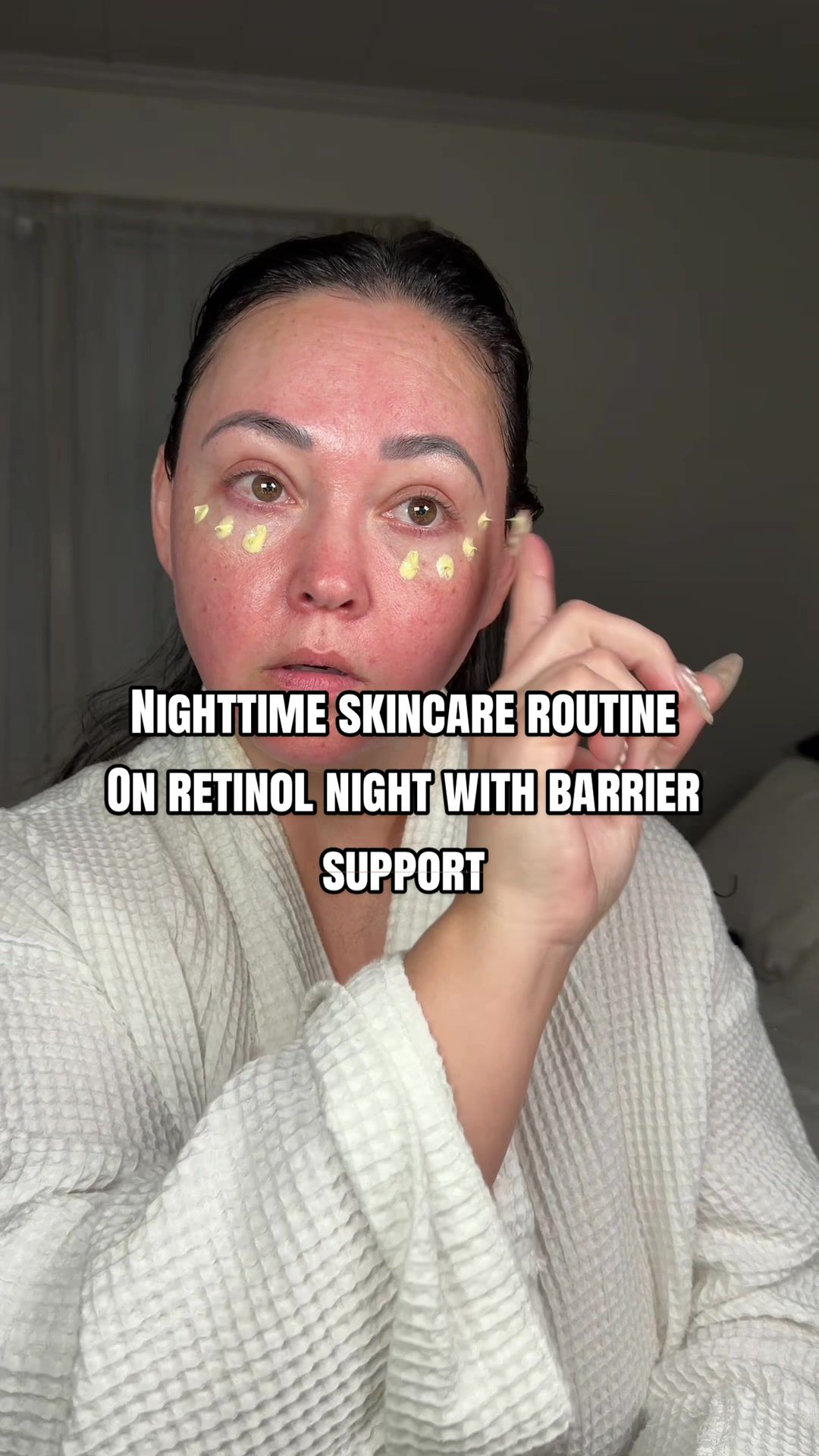 TikTok post by @dailyglowwithdes for Experiment Beauty. Caption reads: [...] @Dieux Skin @Facile Skin @Experiment Beauty....