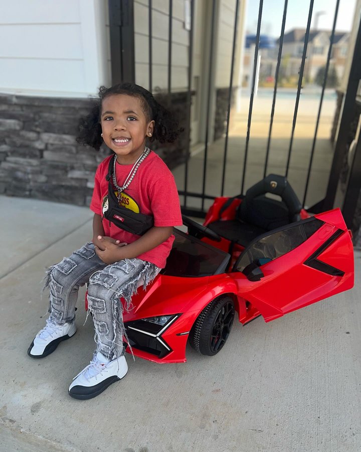 Instagram post by @cinco.demari for Best Choice Products. Caption reads: “In my element, behind the wheel. ⛽️💨

#AD This....